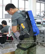 SAF using exoskeletons for the first time in this year’s packing process